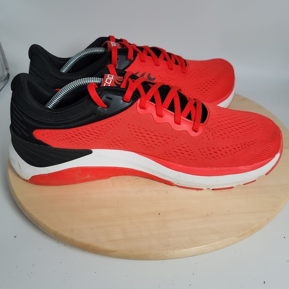 Topo Athletic Ultrafly 4 Shoes Mens Size 11.5 Red Running Athletic Sneakers - Picture 5 of 10